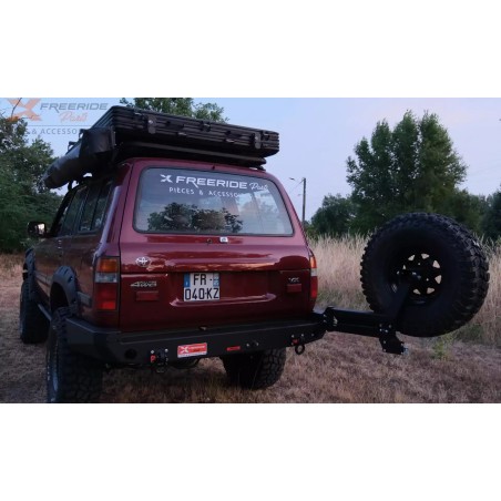 Support roue de secours - F4X4 TOYOTA HDJ80 - FREERIDE PARTS