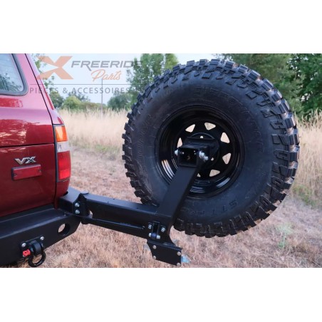 Support roue de secours pour pare-chocs F4X4 Toyota Land Cruiser HDJ80