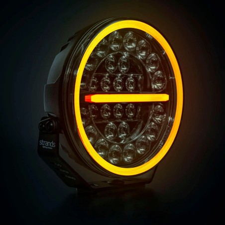 Feu additionnel STRANDS Firefly Professional Black 9" - Round / 22 cm / 145W