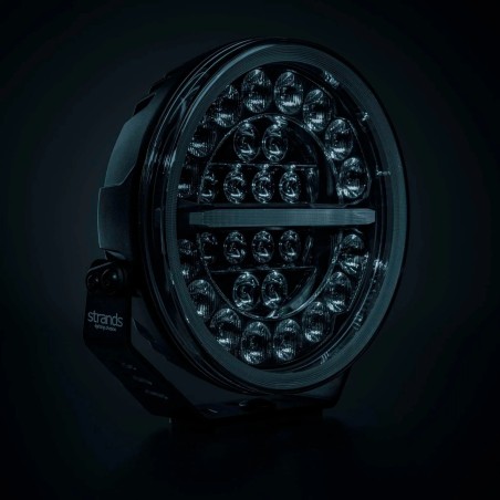 Feu additionnel STRANDS Firefly Professional Black 9" - Round / 22 cm / 145W