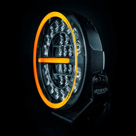 Feu additionnel STRANDS Firefly Professional Black 9" - Round / 22 cm / 145W