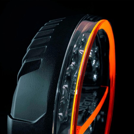 Feu additionnel STRANDS Firefly Professional Black 9" - Round / 22 cm / 145W