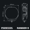 Feu additionnel Purelux Ranger 9 - Round / 23 cm / 190W / 2 pcs - Kit Complet