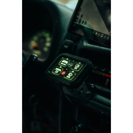Contrôleur de tableau de bord multi-interrupteurs Purelux, 4 button, 10-30V