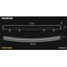 Barre LED Purelux Panther C1050 - Incurvée / 103 cm / 432 W + Faisceau