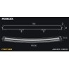 Barre LED Purelux Panther Aero C800 - Incurvée / 78 cm / 162 W