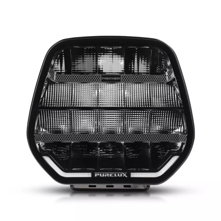 Feu additionnel Purelux Panther 9 - Round / 23 cm / 210W / 2 pcs - Kit Complet