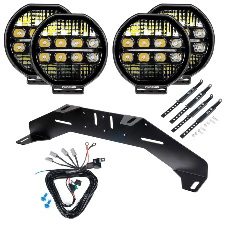 Feu additionnel kit Purelux WRC 8, 800W / 41 000 lm - Complete set, WRC 8, 41 900 lm