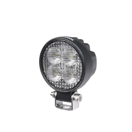 X2 Feu de travail Purelux Terrain Black Mini Round - 7 cm / 12 W / Faisceau large