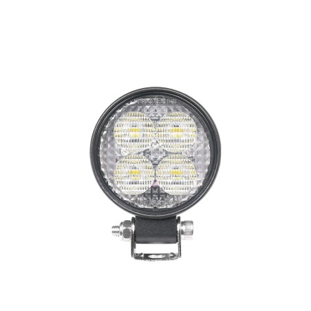 X2 Feu de travail Purelux Terrain Black Mini Round - 7 cm / 12 W / Faisceau large