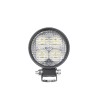 X2 Feu de travail Purelux Terrain Black Mini Round - 7 cm / 12 W / Faisceau large