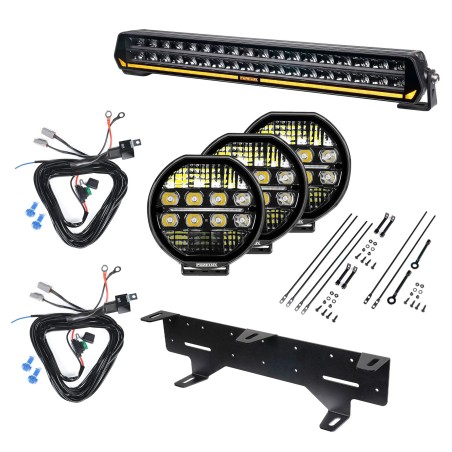 Feu additionnel kit Purelux WRC 2, 816W / 46 000 lm - Complete set, WRC 2, 46 000 lm