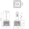 X2 Ampoules LED Purelux Blaze LED, 35 W, D3S