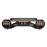 Support de plaque d’immatriculation avec fixation LED pour 4 spots Style WRC - Purelux