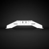 Support de plaque d’immatriculation avec fixation LED pour 4 spots Style WRC - Purelux
