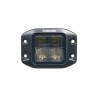 Feu LED encastrable Purelux Black Flush-Mount Carré - 12 cm / 40 W / Flood