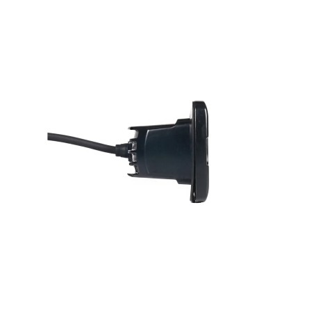 Feu LED encastrable Purelux Black Flush-Mount Slim - 20 cm / 30 W / Flood