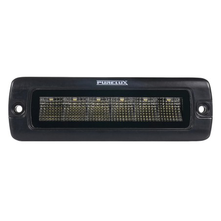 Feu LED encastrable Purelux Black Flush-Mount Slim - 20 cm / 30 W / Flood