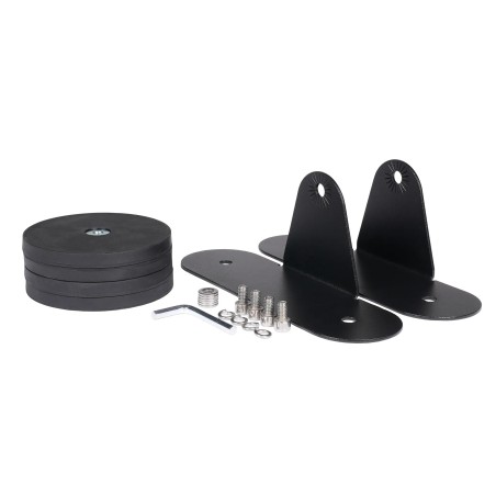 Support magnetique pour rampe LED, Purelux - Vertical (Paire)