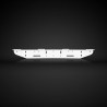 Support de plaque d’immatriculation avec fixation LED pour 4 spots - Purelux