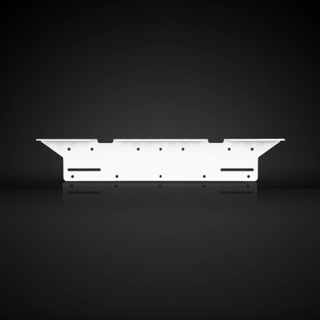 Support de plaque d’immatriculation avec fixation LED pour 3 spots - Purelux