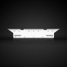 Support de plaque d’immatriculation avec fixation LED pour 3 spots - Purelux