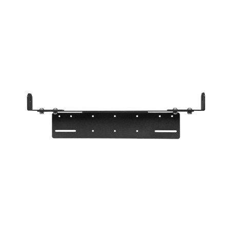 Adjustable additional light bracket for EU license plate, Purelux