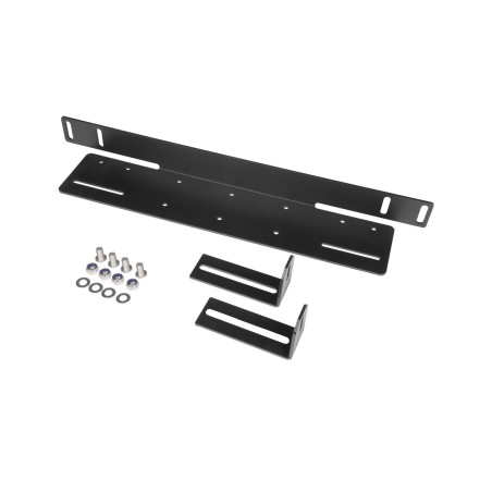 Adjustable additional light bracket for EU license plate, Purelux