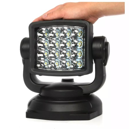 Feu de travail télécommandé à distance Purelux RC360 - 24 cm / 80 W / Longue portée