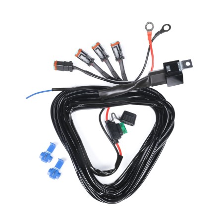 Kit Faisceau Relais Purelux Pro Serie 12V, DT-2 / 1 à 4 sorties
