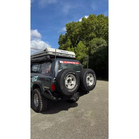 Pare-chocs arrière acier offroad raid Toyota HDJ80 - WR4X4