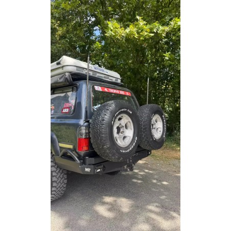 Pare-chocs arrière acier offroad raid Toyota HDJ80 - WR4X4