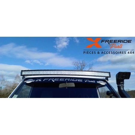 Support pour rampe LED 50/52" 127/132cm incurvée avec logo "PATROL"