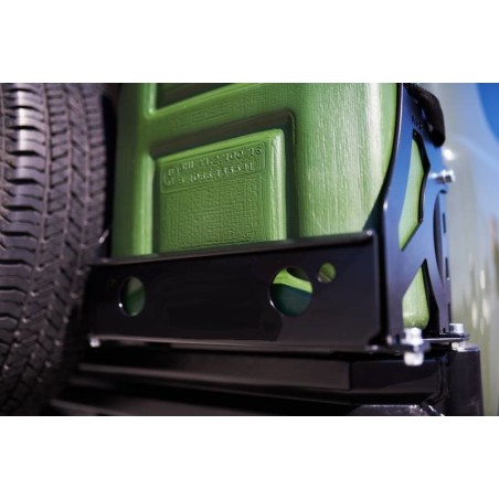 Support de jerrican 30L pour Suzuki Jimny 4 adapté au pare-chocs F4X4.