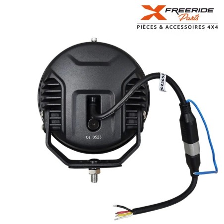 Phare LED puissant 80W homologué Osram, avec 2 intensités de lumière! Nouveau design avec couleur orange/ambré ou blanche.