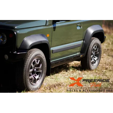 Rockslider F4X4 pour Suzuki Jimny 4 essence 2018-20 avec boîte de vitesses manuelle.