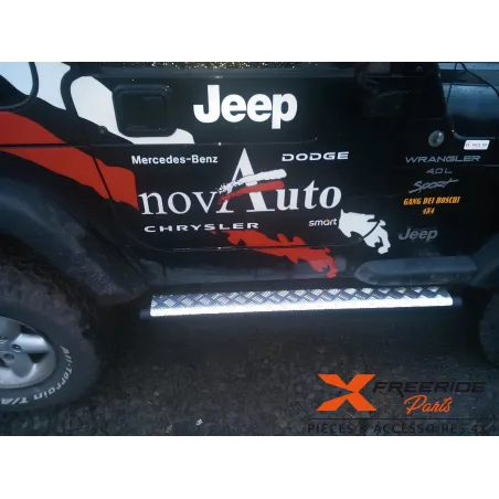 Rockslider F4X4 pour Jeep Wrangler TJ