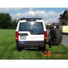 Support roue de secours pour pare-chocs F4X4 Land Rover Discovery 3