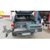 Aménagement avec tiroirs et rangements F4X4 pour Mitsubishi L200 KB4 2010-2015