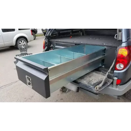 Aménagement avec tiroirs et rangements F4X4 pour Mitsubishi L200 KB4 2010-2015