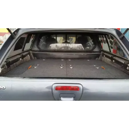 Aménagement avec tiroirs et rangements F4X4 pour Mitsubishi L200 KB4 2010-2015