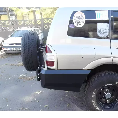 Support roue de secours pour pare-chocs F4X4 Mitsubishi Pajero 3