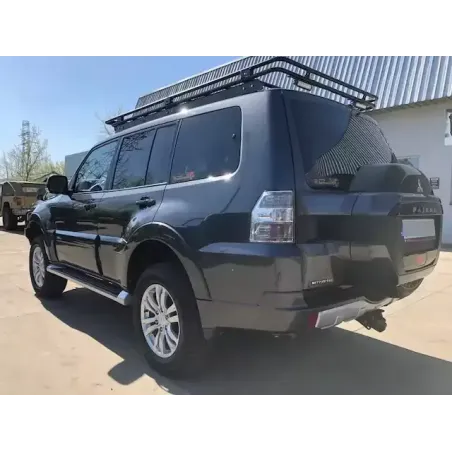 Galerie de toit F4X4 pour Mitsubishi Pajero 4 long 06-15