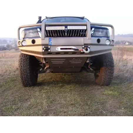 Pare-chocs avant F4X4 pour Mitsubishi Pajero Sport 96-00 Avec Bullbar