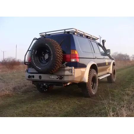 Support roue de secours pour pare-chocs F4X4 Mitsubishi Pajero Sport 96-00