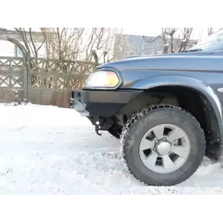 Pare-chocs avant F4X4 pour Mitsubishi Pajero Sport 00-08 Sans Bullbar