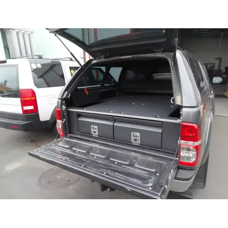 Aménagement avec tiroirs et rangements F4X4 pour Toyota Hilux 2005-2015 VIGO