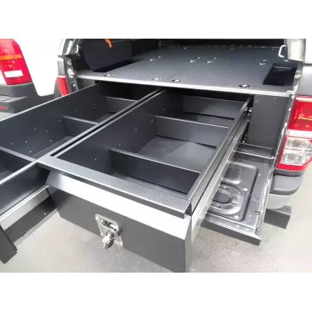 Aménagement avec tiroirs et rangements F4X4 pour Toyota Hilux 2005-2015 VIGO