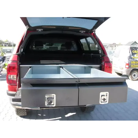 Aménagement avec tiroirs et rangements F4X4 pour Toyota Hilux 2016-2020 REVO