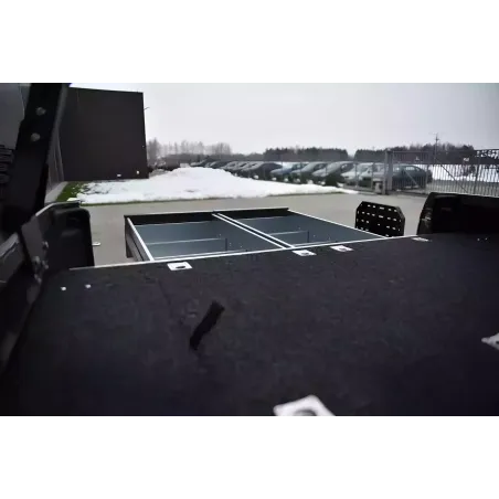 Aménagement avec tiroirs et rangements F4X4 pour Toyota Hilux 2020-2024 REVO